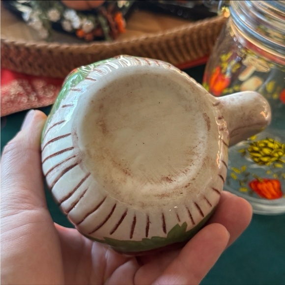 Vintage Mushroom Themed Glass Jar and Ceramic Mug Set - Picture 9 of 11